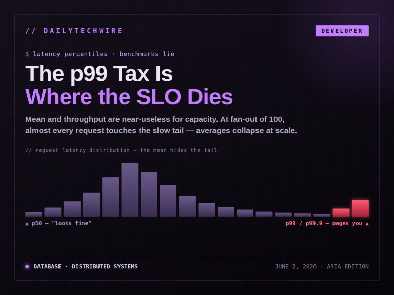 The p99 Tax: Why Your Database Benchmarks Are Lying to You