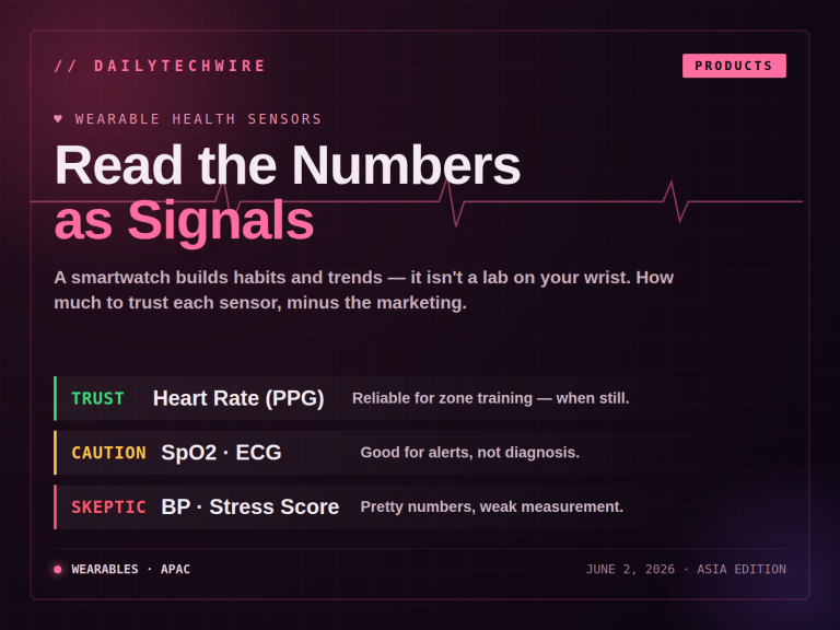 Health sensors on wearables: what they measure, and how much you should trust them